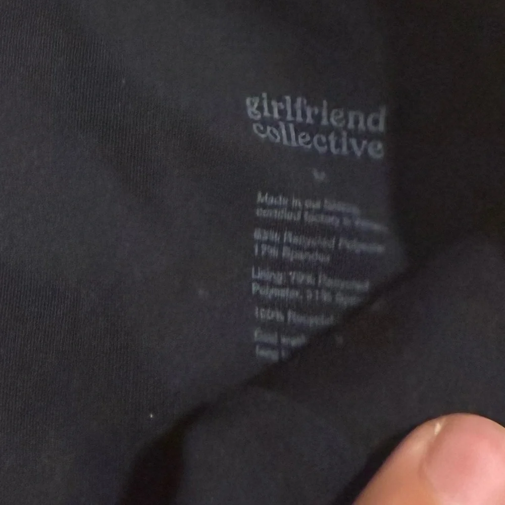 Girlfriend Collective Black Ribbed Legging - Picture 4 of 4